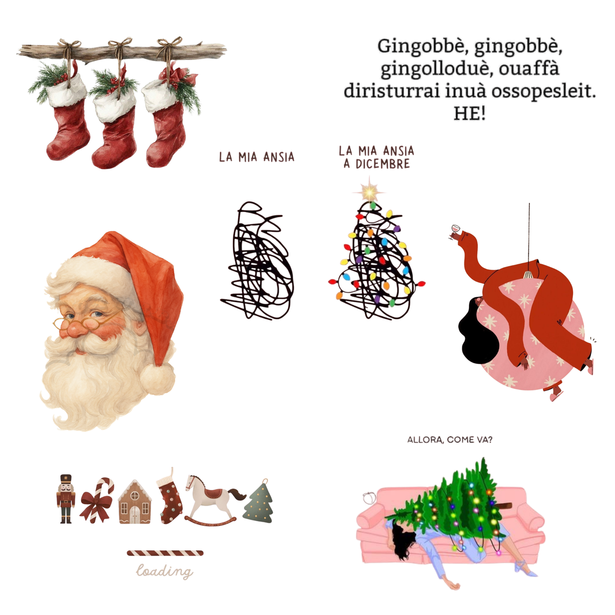 NATALE - Felpa adult girocollo con stampa natalizia