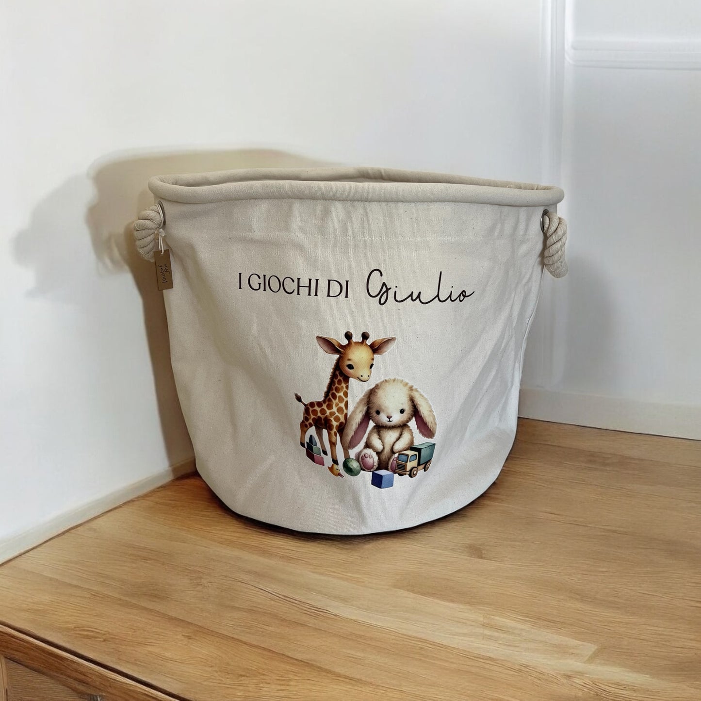 Cesta giochi personalizzata