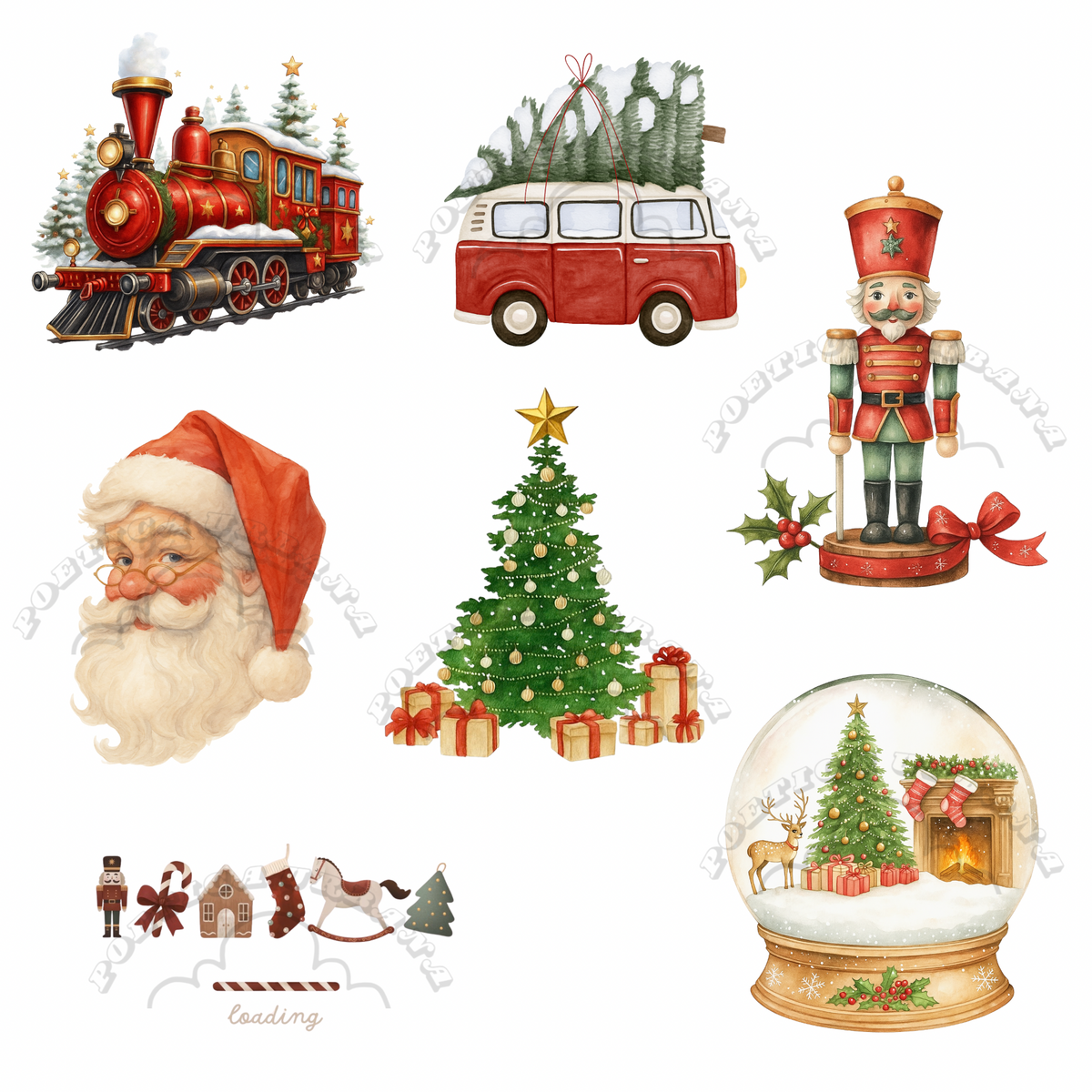 NATALE ~ Felpa girocollo natalizia