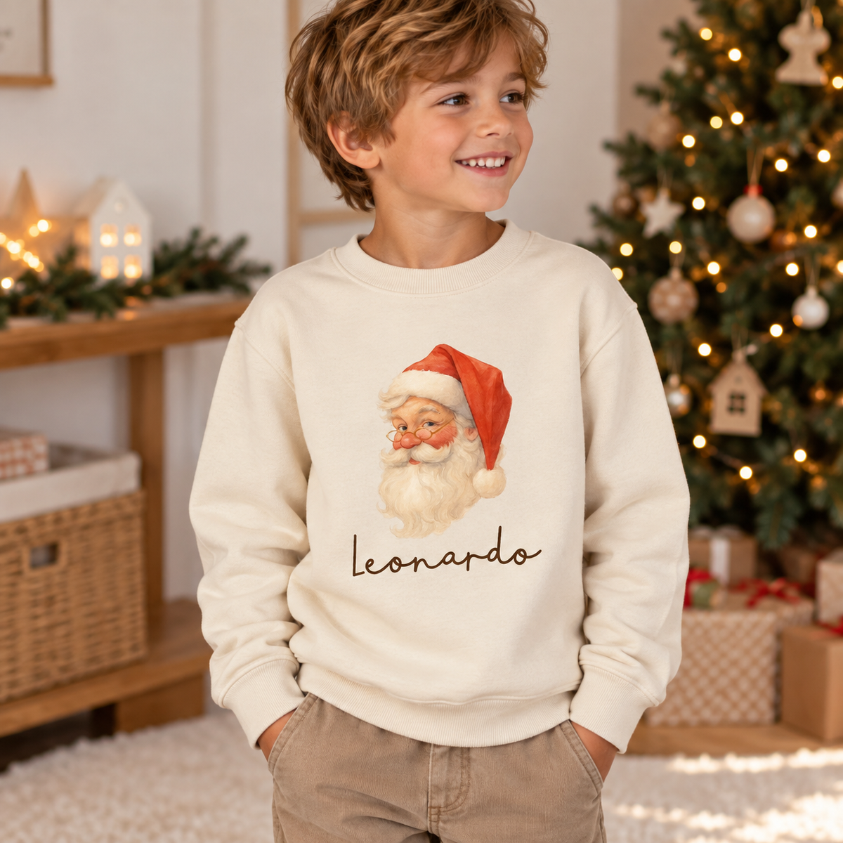 NATALE ~ Felpa girocollo natalizia